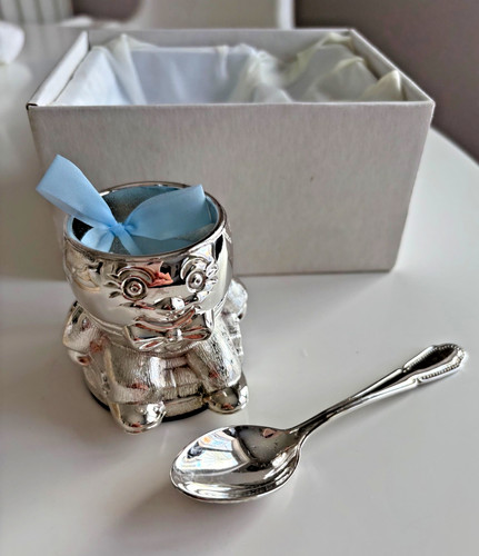 Silver plated humpty - silver,