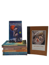 Edgar Rice Burroughs Vintage Mars Sci-Fi Book Collection x8 + Anthology Preloved