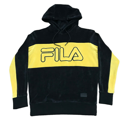 Vintage fila velour hoodie - vintage,