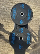 Rubber Weight Plates 2x20kgs Pair - Extreme Fitness