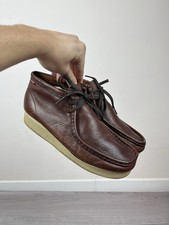 Clarks Wallabees Brown Leather