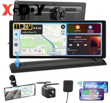XGODY 11.3" Portable Wireless Apple Carplay Android Auto Car Stereo Radio BT GPS