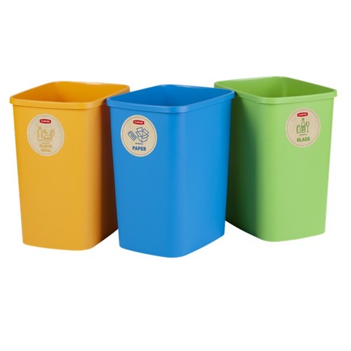 Recycling bins set curver - bins,