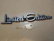 Limited Edition Script Style Self Adhesive Car or Bike Badge 7.5" Custom Hot Rod