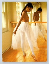 Ballet: Naked Ballerina. Year 2000 Postcard.