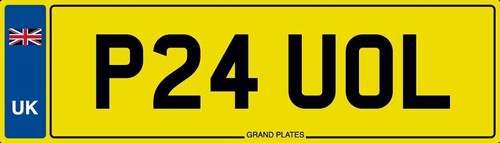 Paul pauls number plate - pauls,