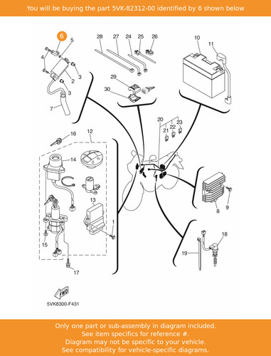 Yamaha holder coil fitting - yamaha,