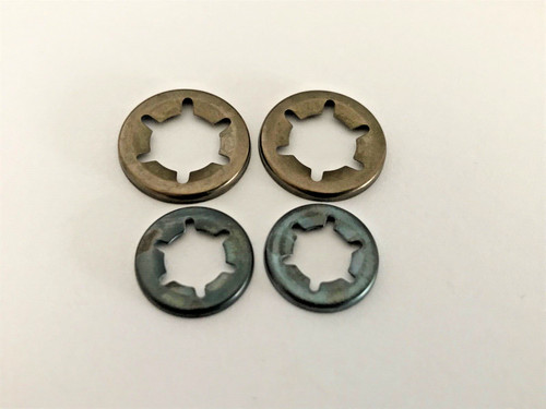Lawn mower wheel - mower, retainer
