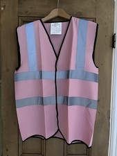 High Viz Vest Pink x 5 medium unsued and excellent condition