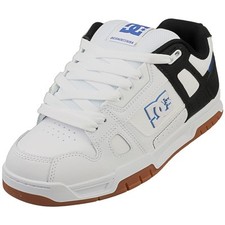 DC Shoes Stag Mens Skate Sneakers in White Black