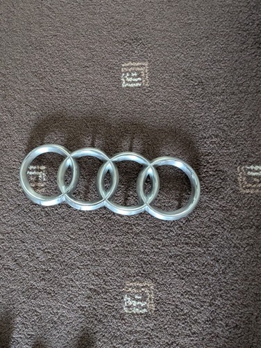 Audi rear badge boot - audi, rings