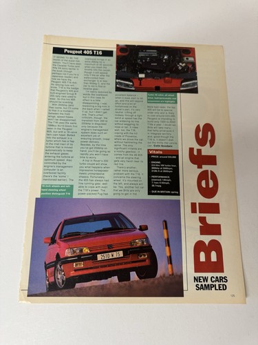 Original peugeot 405 mi16 - peugeot,