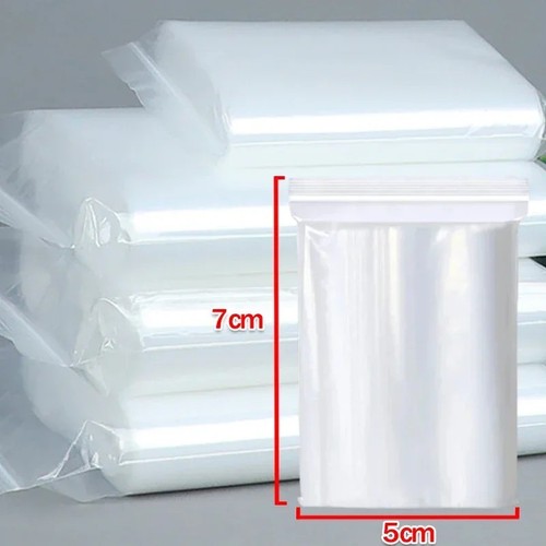100 small clear plastic - x,