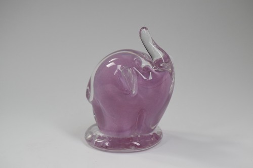 Vintage pink art - pink, glass