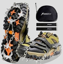 BNWOT SHEEFLY WINTER ICE GRIPS CRAMPONS LARGE WALKING HIKING NON SLIP ANTI SLIP