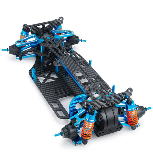 Carbon fibre aluminium - 1/10,