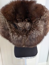 Vintage Stunning Real Fox Fur Stole Shrug Cape ,Dickens & Jones , Glamorous