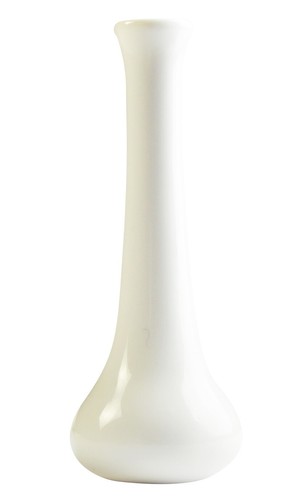 Bud vase white ceramic dried - bud,