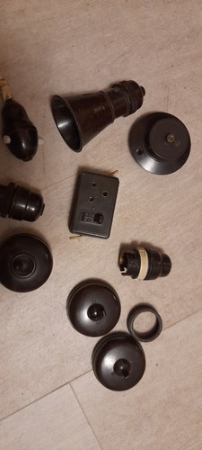 Vintage bakelite switches - vintage,
