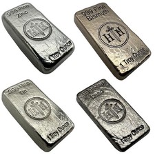 4-Pack Hand Poured Metal