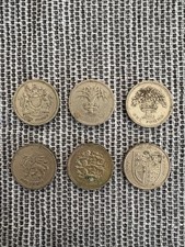 RARE ONE POUND BRITISH COINS