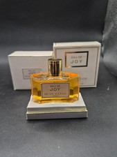 Vintage 40s/50s Jean Patou Eau De Joy 30ml Splash Dab Perfume Floral Rose Musk