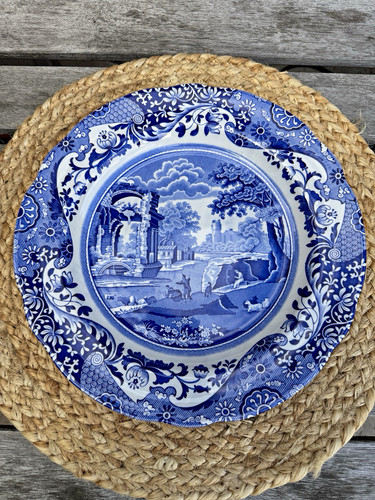 Spode italian blue - italian, white