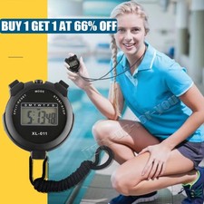 Sports Stopwatch Timer Lap Split Digital Stopwatch with Countdown Timer Calendar