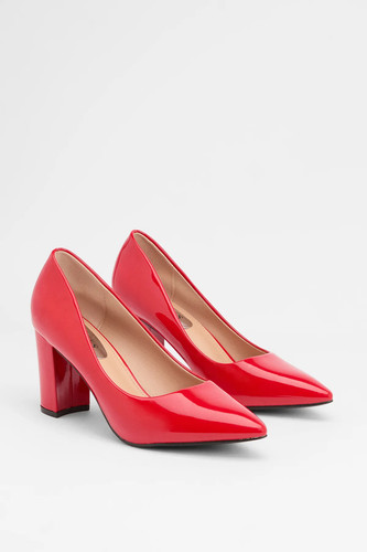 Wallis red court shoes - wallis, womens
