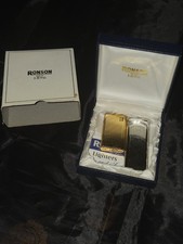 Vintage ronson gas lighters - ronson,