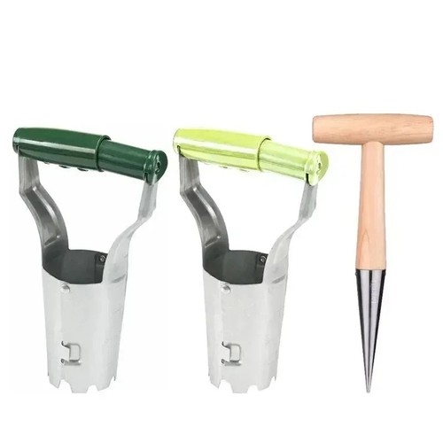 Hand bulb planter soil - hand,