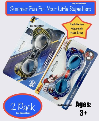 Little superhero swim goggles - superhero,
