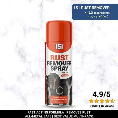 151 rust remover - spray, metal