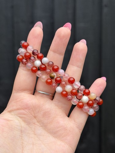 Love 6mm beaded bracelet - beaded,