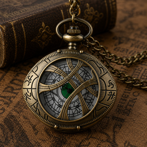 Retro pocket watch strange - pocket,