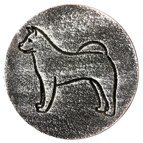 Dog akita plaque - dog,