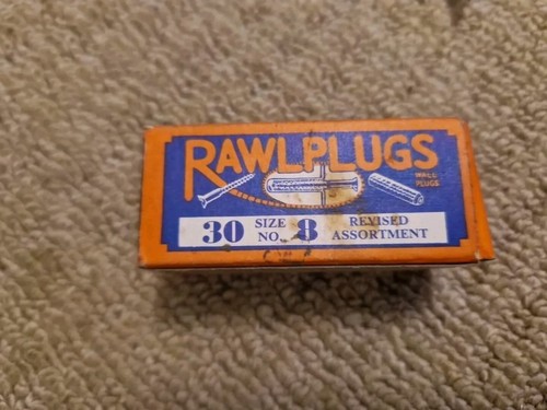 Vintage rawlplugs box made - rawlplugs,