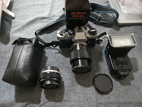Olympus 35mm film camera - olympus, om-10