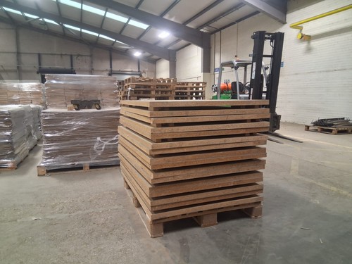 Used chipboard sheets pallet - chipboard,
