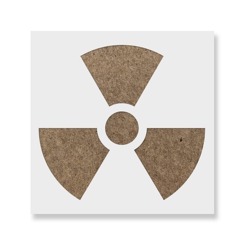 Radioactive stencil craft - radioactive,