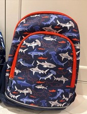John Lewis Shark Backpack Red