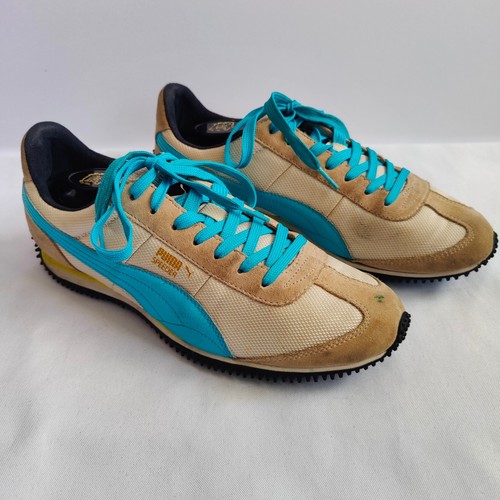 Puma speeder tan teal suede - puma,
