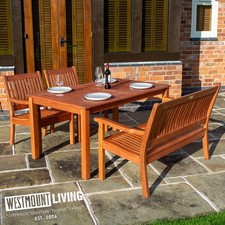 Wooden Hardwood Garden Dining