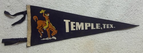 Vtg pennant temple texas - vtg.,