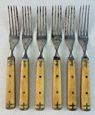 6 Antique MERIDEN CUTLERY