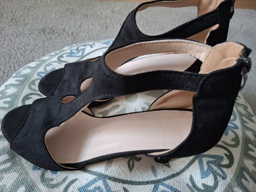 Lovely soft faux suede black - soft, t