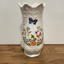 Vintage Aynsley "Cottage Garden" Vase  16cms Tall Fine Bone China -Ex Condition