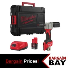 Milwaukee M12BPRT-201X 12V Pop Rivet Gun Cordless Brushless Compact Battery Kit