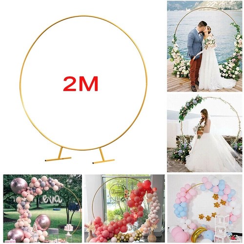 Round hoop balloon arch - 2m,