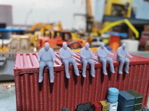 Scale driver figure with - 1:76,